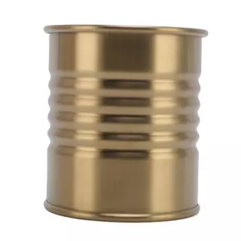 Tea Canister Stainless Steel Insulated Mini Kitchen Canister Snack Bucket for Fries Chicken Gold S