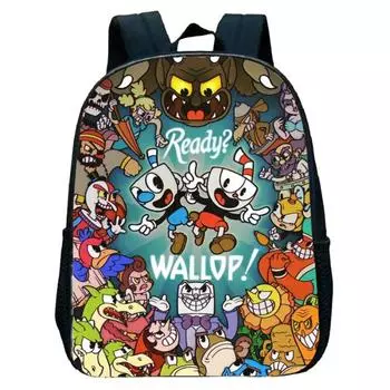 Рюкзак для мальчиков и девочек с принтом в виде головы чайной чашки, детский рюкзак с рисунком животных, детская сумка, прочная и мягкая