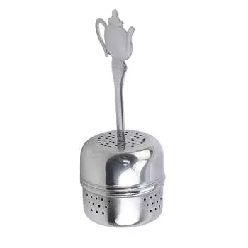 Tea Infuser Strainer Food Grade 304 Stainless Steel Better Performance Stainless Steel Tea For Loose Tea Handle Tea Silver