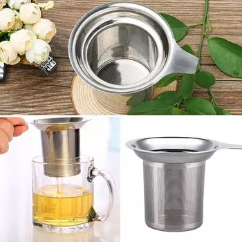 Tea Infuser Teapot Cup Pratical Tea Accessories Loose Leaf Tea Strainer For Mug Teapot Kitchen Accessories Filter Mesh Hanging