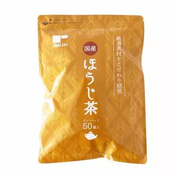 Tea Life Domestic Houjicha 50 pieces bags made in Shizuoka (tea Prefecture)