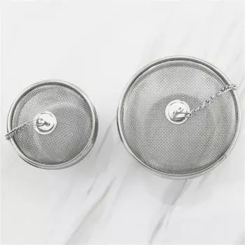 Tea Maker Seasoning 304 Stainless Steel Rotary Lock Buckle Design Kitchen Tools 304 Stainless Steel Filter Tea Filter Tea Filter