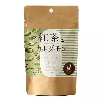 Tea Only Friends Black Tea and Cardamom x 10 x 3 bags Black Tea Beverage Tea Bag Tea Blend Tea Flavored Tea (2g packets) /