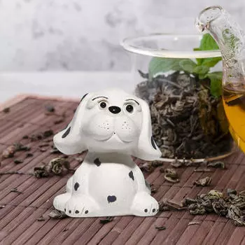 Чайный питомец далматинская собака статуэтка ремесло, домашний декор подносы аксессуары орнамент животное скульптура для