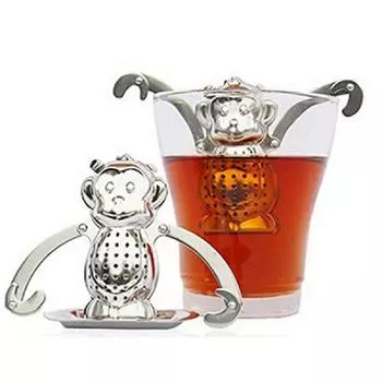 Tea Striner Infuser Stainless Steel Teasoon Filter Seasoning Ball Mesh Reusable Loose Leaf Spice Filter Kitchen Accessorie