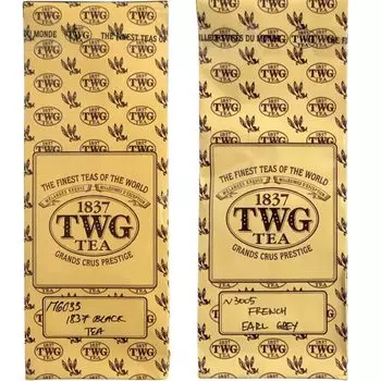 tea TWG French Earl Gray 50g 1837 Black Tea 50g bulk bag Singapore s high-quality & [item]