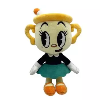 Teacup Head Cuphead Adventure Mugman Mugman Plush Toy Teacup Head Girl Plush Toy