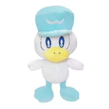 Teal Plush Doll Dream Purple Vermilion New Leaf Cat Crocodile Duck Toy Height about 24-29cm синий