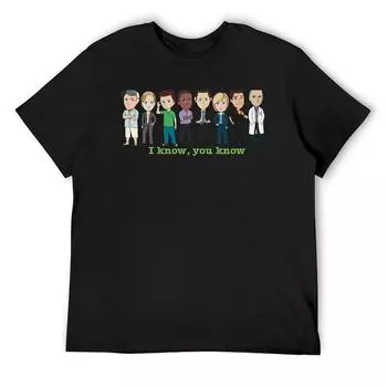 Футболка Team Psych I Know, You Know Chibi, настраиваемые аниме-фигурки, уличная одежда, кавайная одежда, свитшоты, мужские S белый
