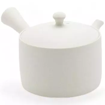 Teapot with Ceramesh Mesh and Tea Made in Japan J-kitchens Tokoname-yaki Strainer, 210cc,