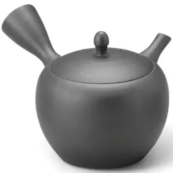 Teapot with Honey Cera Mesh Tea Strainer Made in Japan J-kitchens Tokoname-yaki Mesh, Included, 300cc,