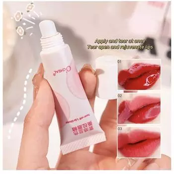 Tear Lip Gloss Стойкий водостойкий, не выцветающий, не выцветающая помада Tear