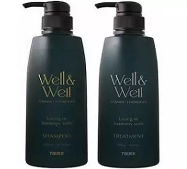 Tears Well Well Vitamin Shampoo 500mL Hydro Treatment 500g Set & &