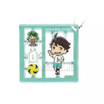 Tease Factory Haikyuu! ! plastic model style key chain Tooru Oikawa Approximately H50W50D5mm HQ-5581489OI
