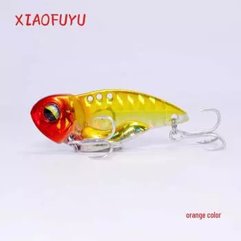 Teasing Metal VIB Minnow Jig with Blood Groove Hook for Bass, Culter, Mackerel Fishing 7g