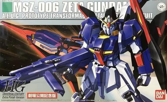 Театральный релиз памятной ограниченной серии HGUC Zeta Gundam Extra Finish 1/144 Ver.