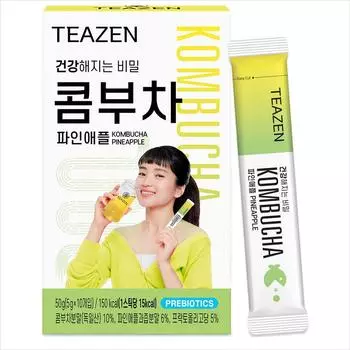 TEAZEN Ананасовый чайный гриб, 5 г, 10 шт. 5g X 10EA