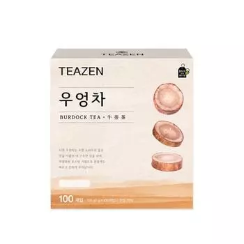 Teazen Лопуховый чай 100 пакетиков, Корея Комбуча