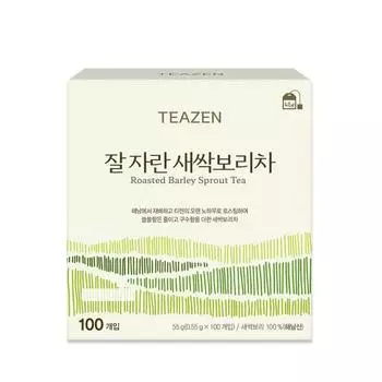Teazen Чай из пророщенного ячменя, 100 пакетиков, комбуча из Кореи
