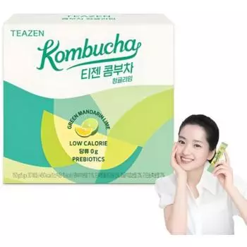 [TEAZEN] Чай комбуча зеленый мандарин лайм #10EA