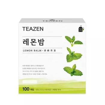 Teazen Чайный гриб Lemon Balm 100 пакетиков, Корея Комбуча