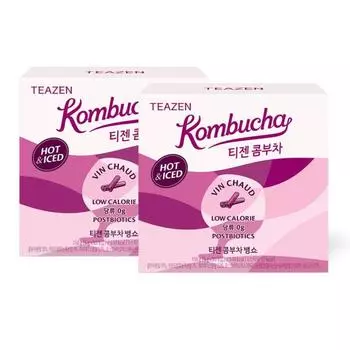 Teazen Kombucha Bangshow 30 палочек x 2 коробки, Корейский комбуча