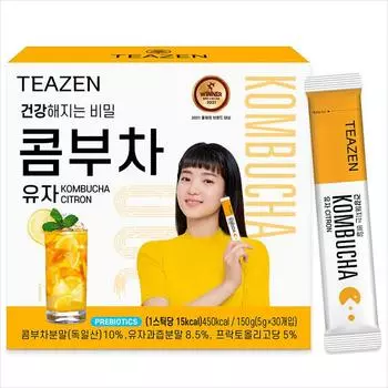 TEAZEN Комбуча Цитрон, 5 г, 30 шт. 5g X 30EA