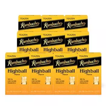 Teazen Kombucha Highball Flavor 100 палочек, Корейский комбуча