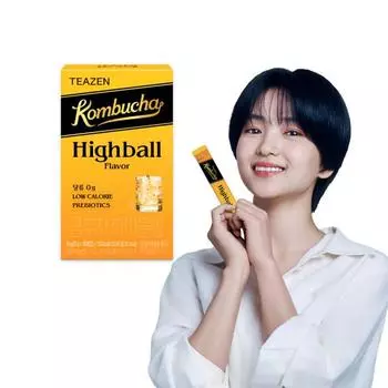 Teazen Kombucha Highball Flavor 10 палочек, Корейский комбуча