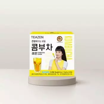 Teazen Kombucha Lemon 30 палочек (Выберите 1 из 10), Корейский Комбуча