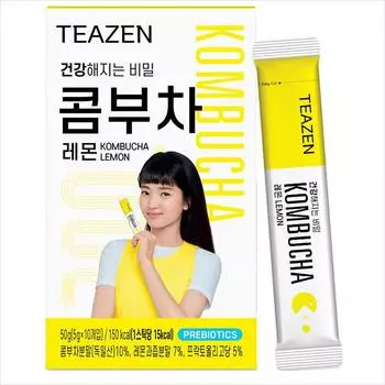 TEAZEN Комбуча Лимон, 5 г, 10 шт. 5g X 10EA