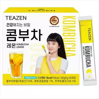 TEAZEN Комбуча Лимон, 5г, 50 шт. 5g X 50EA