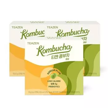 Teazen Kombucha Plum 30 палочек x 3 коробки, Корейский комбуча