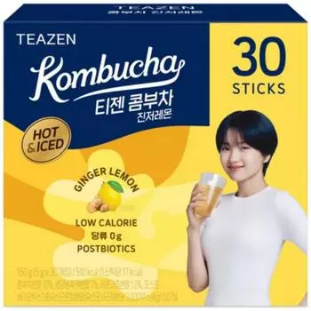 [TEAZEN] Kombucha Tea Ginger Lemon #10EA