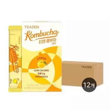 Teazen Kombucha Yuzu 10 палочек, Корейский комбуча
