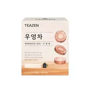 Teazen Лопуховый чай 40 пакетиков, Корея Комбуча