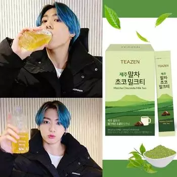 Teazen Матча Шоколадный чай с молоком в порошке 15г (5 вариантов) 20PCS