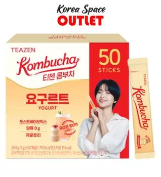 [Teazen] Teazen со вкусом йогурта «Комбуча» 50g (5g x 10pcs)