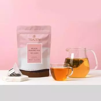 Teazen Треугольный чайный пакетик травяной чай зеленый чай черный чай 25 чайных пакетиков (выберите 1 из 10 типов), Корейский Комбуча