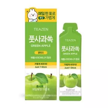 Teazen Зеленый яблочный уксус с яблочным экстрактом 50 г (3 варианта) 5 Sticks