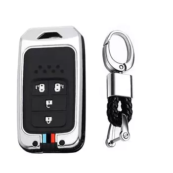 [TECART] Honda Key Case, Silicone, 4 Buttons, Keyless, For Both Sides, Fride, S660, Odyssey,