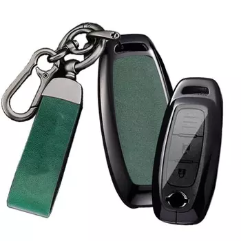 TECART Key case for Nissan Key cover Key chain Smart key case Smart key chain Compatible with Nissan Aria B6 B9 Sakura New X-Trail T33 series Qashqai