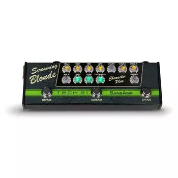 TECH21 Effector Sansamp Logo Character Plus Series КРИЧАЩАЯ БЛОНДИНКА [Предмет] чёрный