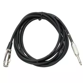 TECH Microphone Cable XLR (Female) / Phone (Male) 3m TMC-3 Black