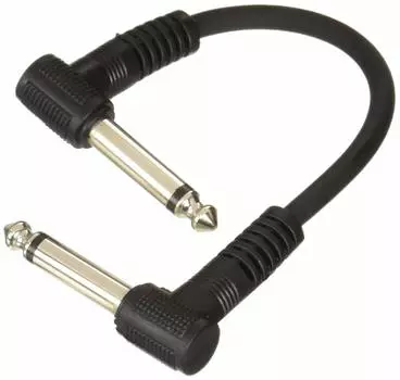 TECH Патч-кабель 15 см (Л/Л) Диаметр 5 P-15 Черный