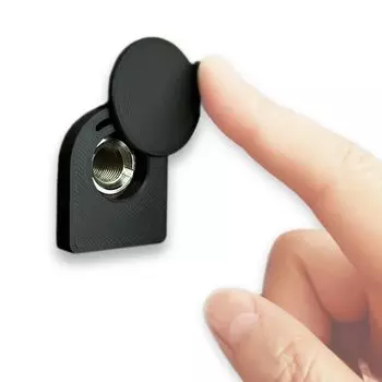 Tech Tech Предотвращает посторонние взгляды Безопасность Установка с помощью магнита в 2 Легкая крышка для дверного прицела для глазков общего назначения с неглубокой конструкцией 18250! измеряет секунды!