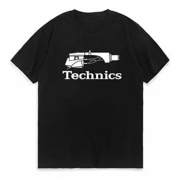 Technics Logo Dj 1200 Turntable Music женский топ модные футболки унисекс хлопковые топы футболка модная летняя футболка с коротким рукавом L