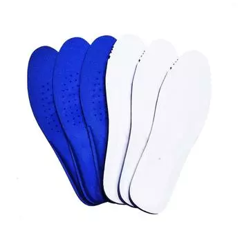 Technology buffer shock absorption sports insoles men and women breathable sweat absorption deodorant high elastic heightening air cushion 46 yards 47 38/Thickness 1CM