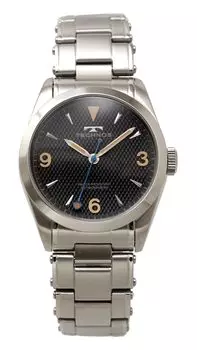 [Technos] 3-х ручные часы T9B89SB мужские серебряные чёрный