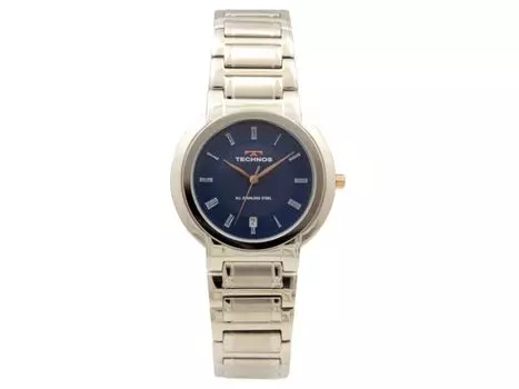 TECHNOS Часы 3 стрелки Дата T9658SN Мужские Серебряный корпус из нержавеющей стали браслет НОВЫЙ